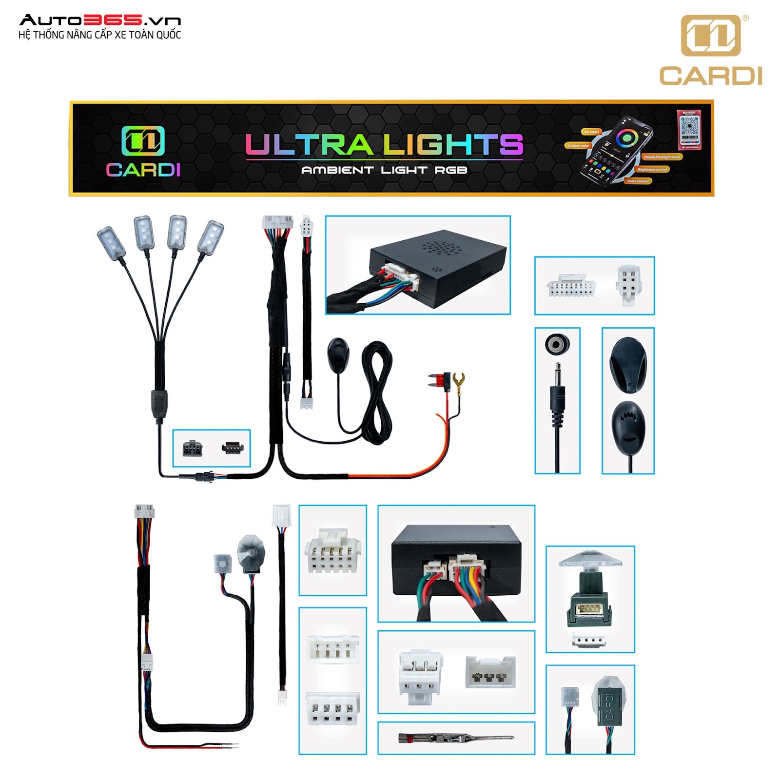 LED VIỀN NỘI THẤT CARDI ULTRA PRO
